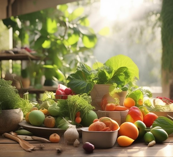 Sustainable eating—where light meets nature